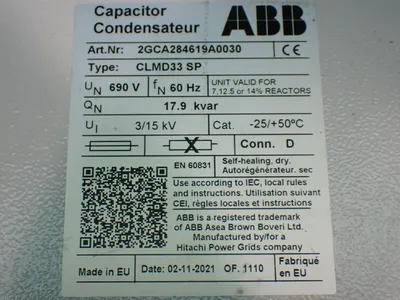 Used ABB 2GCA284619A0030 Capacitors Ohio US | HGR 24 #1186272