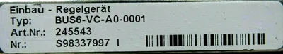 USED BAUMULLER BUS6-VC-A0-0001 DRIVE WITH BUS621-02/03-54-0-000 POWER UNIT