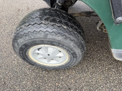 (1) 2015 E-Z-Go golf cart with a Kawasaki gas engine, includes Club Clear club and ball washer, does...