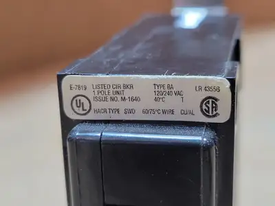 USED CUTLER-HAMMER TYPE BA