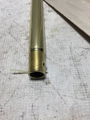 Angelo 12″ Brass Finish Down Rod 77042 -NOS