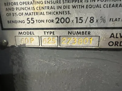 KINGSLAND 60P/625 Ironworkers | Universal Press & Machinery (UPM) (5)