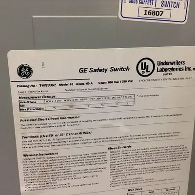 USED GENERAL ELECTRIC / GE THN3362