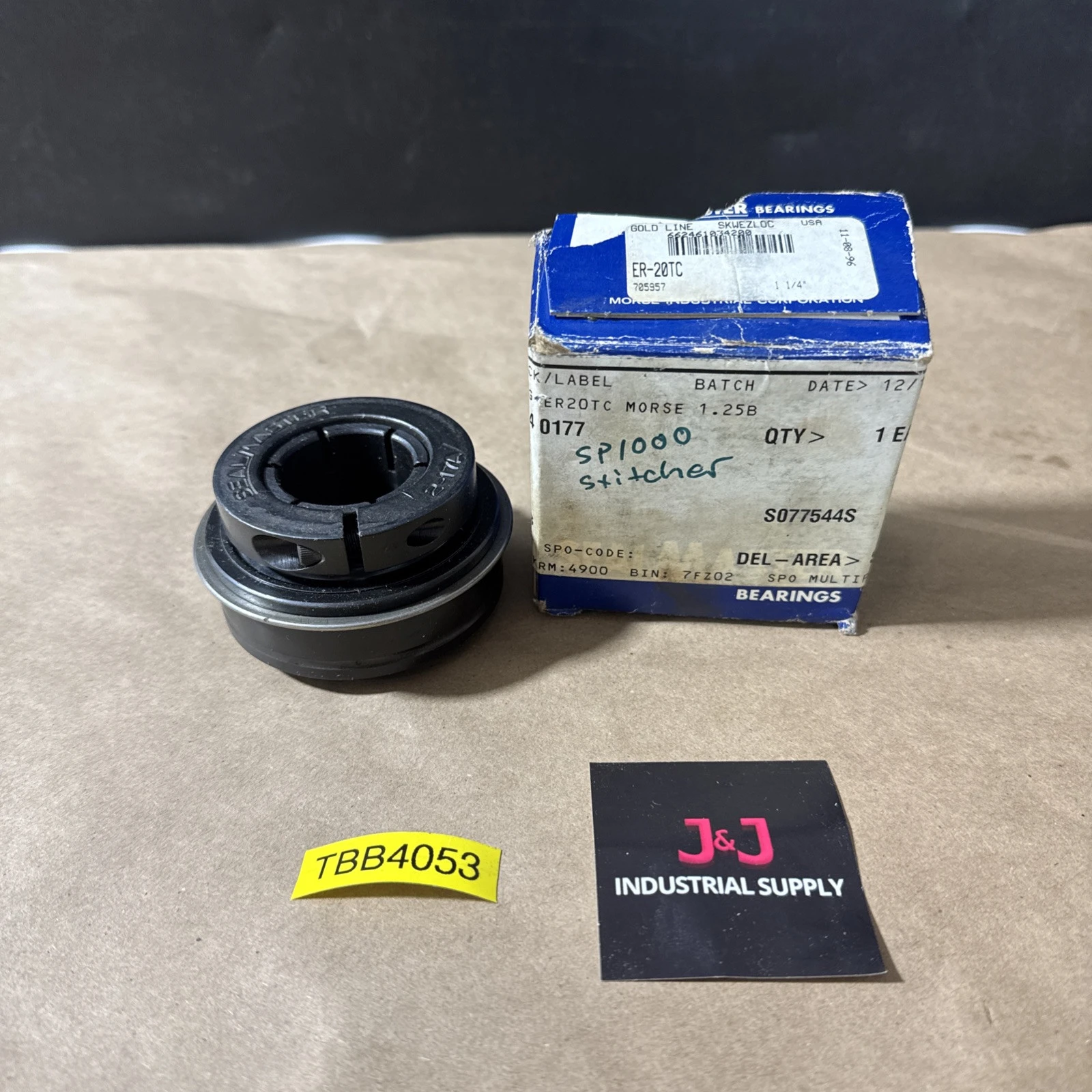 New open box Sealmaster ER-20TC Bearing Morse 1.25B Warranty 🇺🇸
