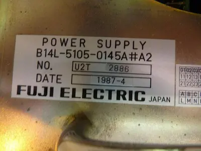 Used FUJI ELECTRIC B14L-5105-0145A/A2 Power Supplies Michigan US | Ideal Machinery #1301871