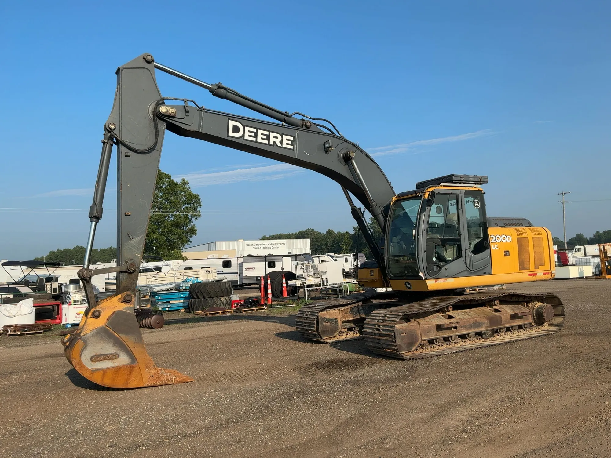 Used 2007 JOHN DEERE 200D LC Crawler Excavators Michigan US | Miedema Asset Management Group #1320454