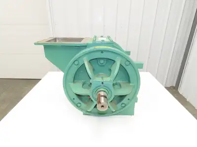 Andritz Sprout Bauer 1410 MSI Stainless Rotary Airlock Feeder Valve 8x10" Flange