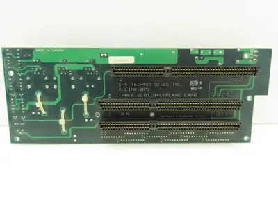 Molex Woodhead 490-1016 X-LINK-BP3 Printed Circuit Three Slot Backplane Card PCB