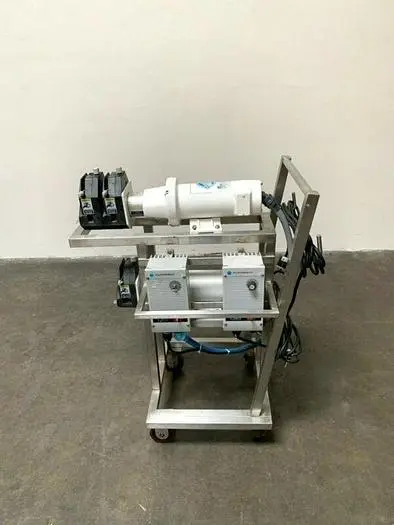 Used DOUBLE MASTER FLEX I/P 77601-60 PERISTALTIC PUMP SKID W/ 1/2 HP MOTOR & DRIVE Pumps (peristaltic) | Equipment Lab #485990