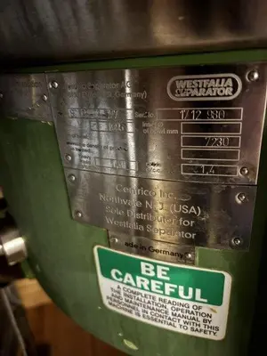 WESTFALIA SC35-06-177 Centrifuge Podbielniak (liquid–liquid) | Perry Equipment (22)