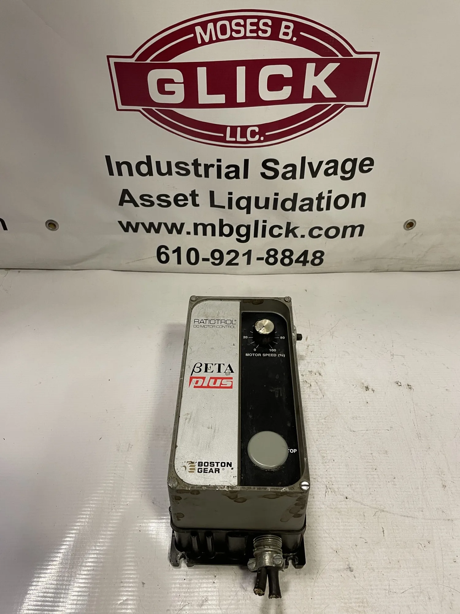 Boston Gear BETA plus RB2.5 Ratiotrol DC Motor Control 230/115V 2/1HP