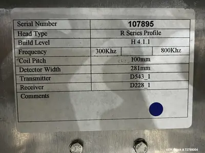 Used METTLER-TOLEDO XE Checkweighers - Combination Metal Detector Illinois US | Aaron Equipment #86661