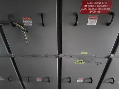 5 kV E-House Genset Control Room PDC w/ 9 x 1200 amp Breaker