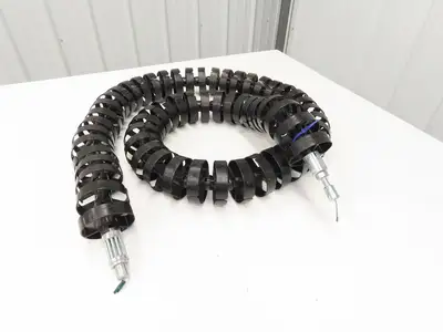 Kabelschlepp R085 10.175 Energy Chain Cable Carrier Round POM 85mm OD 98" Length