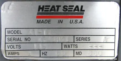 USED HEAT SEAL AT36