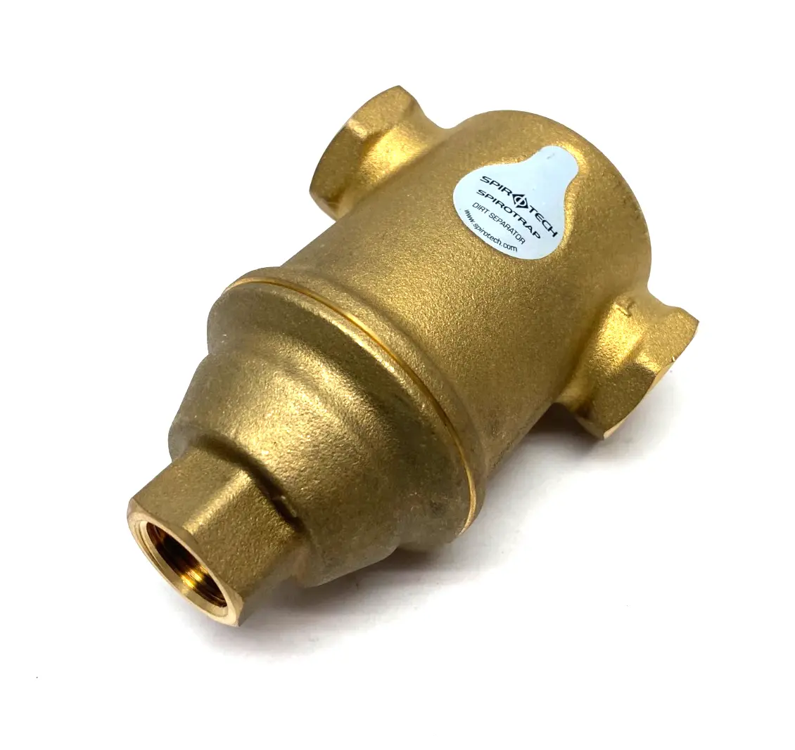 USED SPIROTECH SPIROTRAP BRASS BODY DIRT SEPARATOR