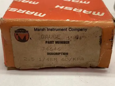 New | in-Stock MARSH J4646 Universal Pressure Meters | Surplus Asset Holdings #1216960