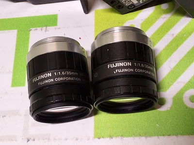 SONY XC-HR70 MONOCHROME CCD CAMERA WITH FUJINON 1:1.6/35mm LENS