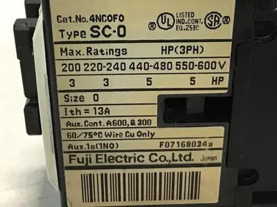 USED FUJI ELECTRIC SC-0 4NC0F0