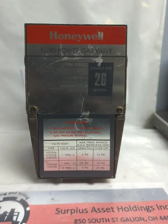 Used HONEYWELL V4055 1064 2 Pump & Valve Parts Ohio US | Surplus Asset Holdings #1242707