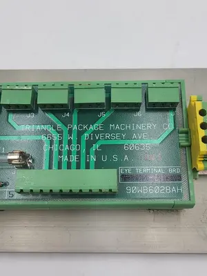 Triangle Package Machinery 90WB6028AH industrial terminal/circuit board 4 automated packaging machine & mounting plate