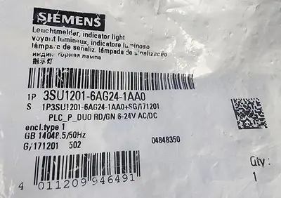 NEW SIEMENS 3SU1201-6AG24-1AA0