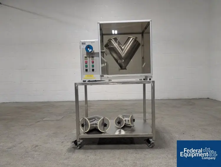Used Patterson-Kelley 16 Quart P-K twin shell Blender, S/S Agitators, Blenders, Mixers Ohio US | Federal Equipment Company #127601