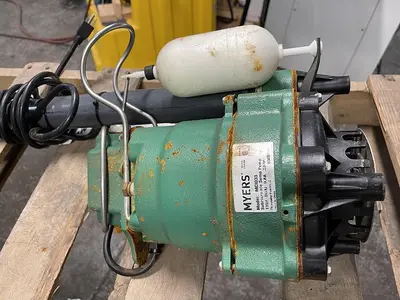 USED MYERS MYERS MC1033 ⅓ H.P. 1/115V 3450 RPM