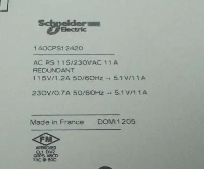 USED SCHNEIDER 140CPS12420