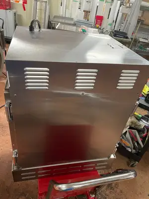 Used Henny Penny Used Henny Penny AHC-993 Humidified Heated Pass Thru Holding Cabinet 120V Hot Food Warming, Holding, & Transport Cabinets Illinois US | Falcon Restaurant Supply #1375649