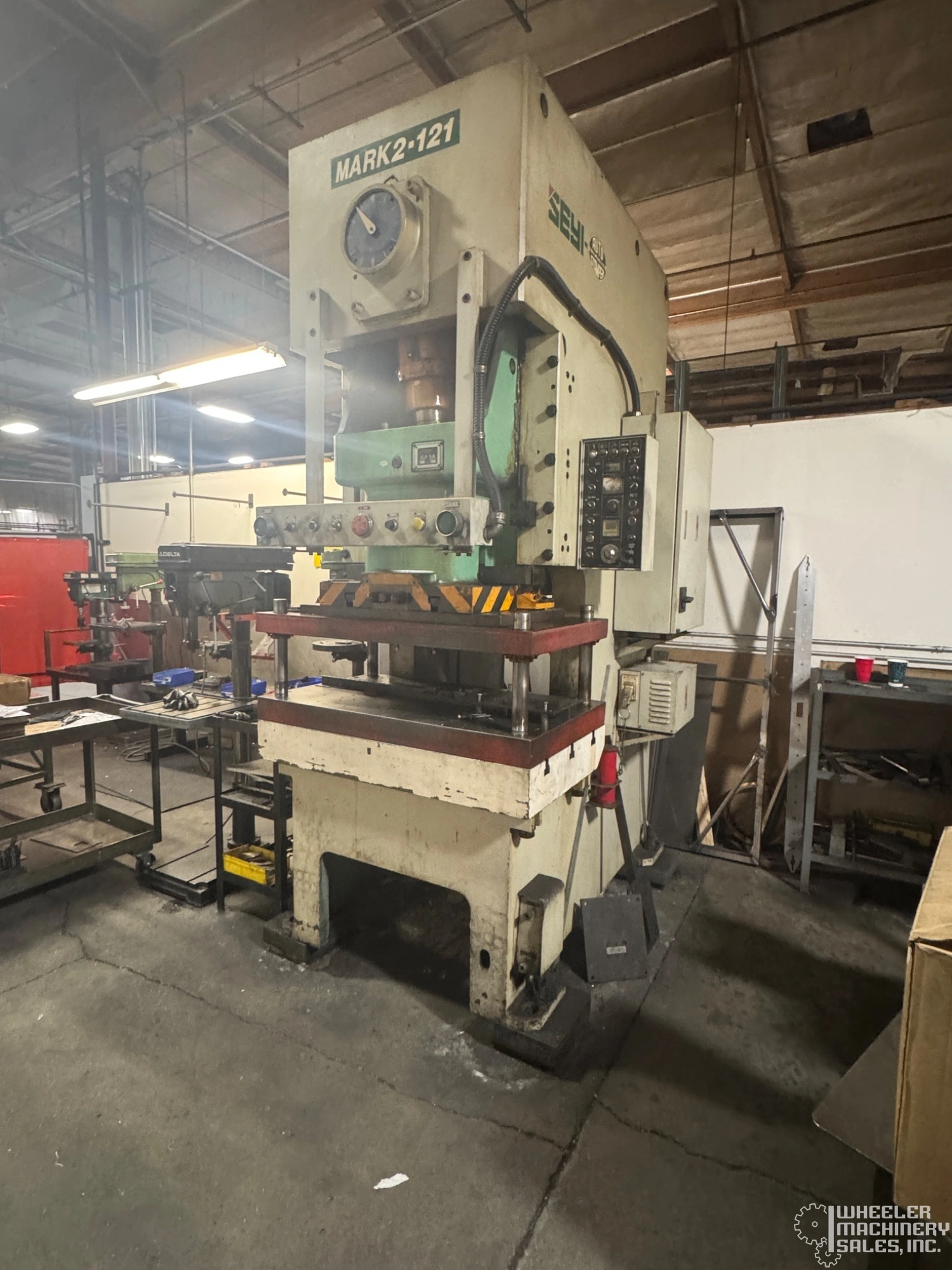1993 SEYI SUTHERLAND SNC-110 (MARK 2-121) Gap Frame Press #8136 #2