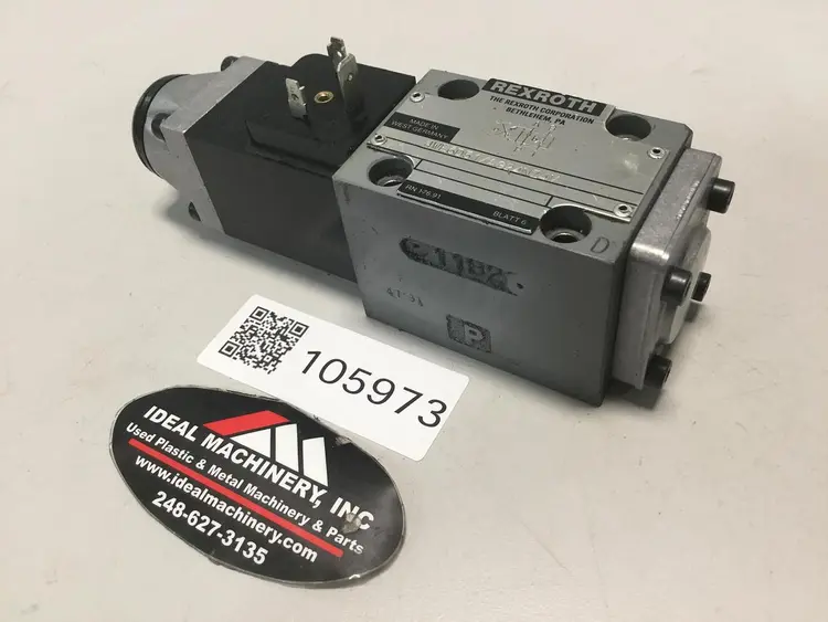 Used REXROTH 4WE6D51AG24NZ4V Valves/Fittings Michigan US | Ideal Machinery #588748
