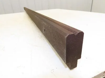 Press Brake Die 67" Long 90° V 1/4" W 1/8" D 1-3/4" H 1-1/16" Wide 1/2" Tang