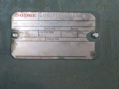 Used DODGE M678050001FF 180CM28A121 Speed Reducers Texas US | Aucto #1306991