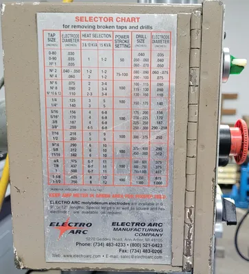 ELECTRO ARC HK8QT Drilling, Miscellaneous | Machinery Central (12)