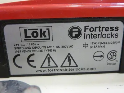 USED FORTRESS INTERLOCKS LOK