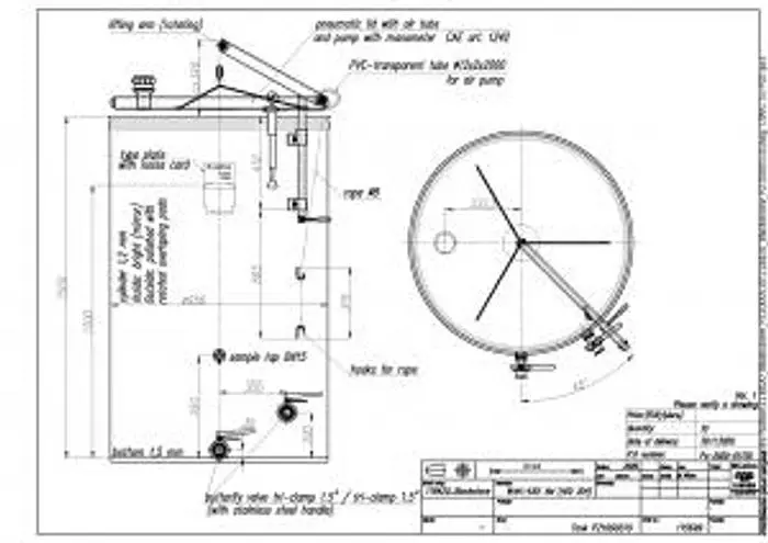 New Stock Letina 265 Gallon / 1000L SW Variable Capacity Storage Tank