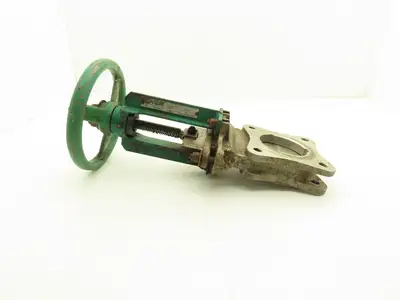 Rovalve S17-A1MIN/HYC 3" Stainless Knife Gate Valve Rising Stem Lug Style 150psi