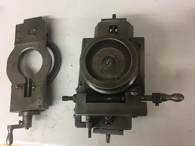 2841-385 Antique MJ Brohen Brocading Ellipse Precision 360 Chuck/Vise & Oval Attachment