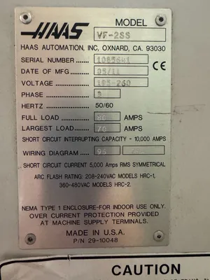 2011 HAAS VF-2SS CNC Milling Machine | RELCO MACHINERY (7)