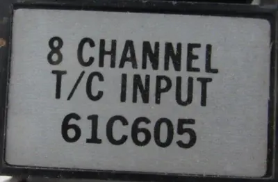 USED RELIANCE ELECTRIC 61C605 INPUT MODULE