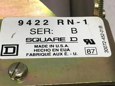 USED SQUARE D 9422 RN-1