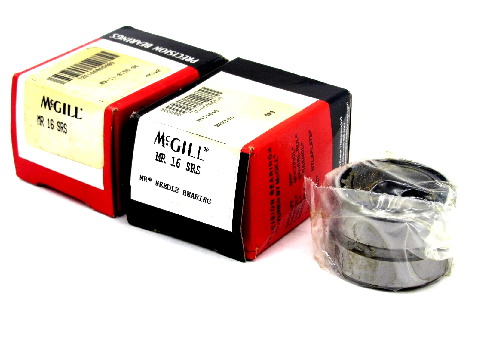 NEW LOT OF 2 EMERSON MCGILL MR 16 SRS NEEDLE ROLLING BEARING MR16SRS