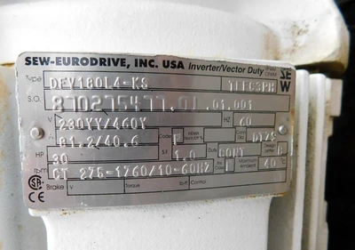 USED EURODRIVE LEE 1000 GALLON