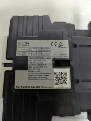 Used FUJI ELECTRIC SC65BAA Miscellaneous Equipment (Electrical & Power) Ohio US | Surplus Asset Holdings #1425655
