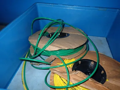 1/4 O.d X 1/16 Wall Parker Parflex Tubing Green And Yellow