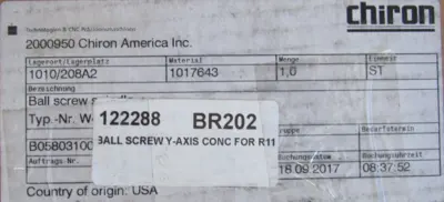 NEW NSK W4007G-108ZK1X-C5Z20 BALL SCREW SPINDLE W4007G108ZK1XC5Z20