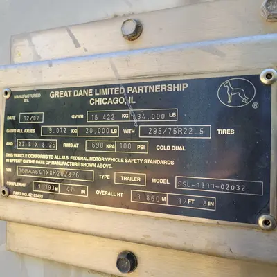 Used 2008 GREAT DANE LIFTGATE 32 X 102 Box Trailers Georgia US | Atlanta Truck Equipment #1298006