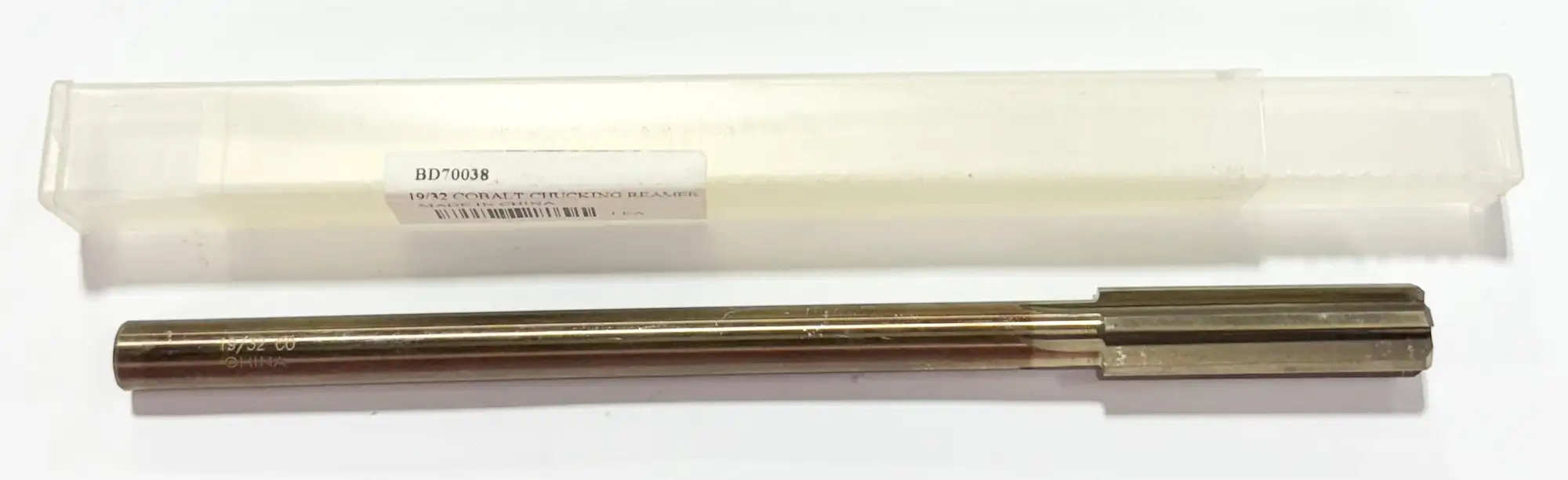 ProCut 19/32" Cobalt Chucking Reamer Straight Flute Straight Shank