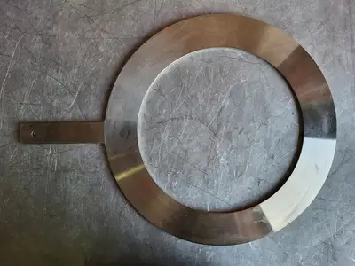 12" Paddle Orifice Plate Upstream 11.938"